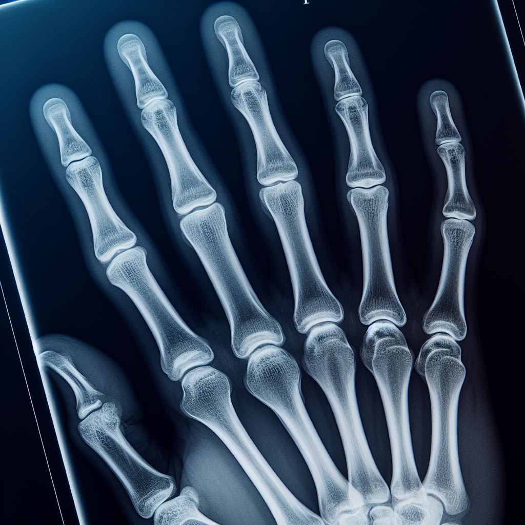 رادیولوژی در منزل انگشت دست