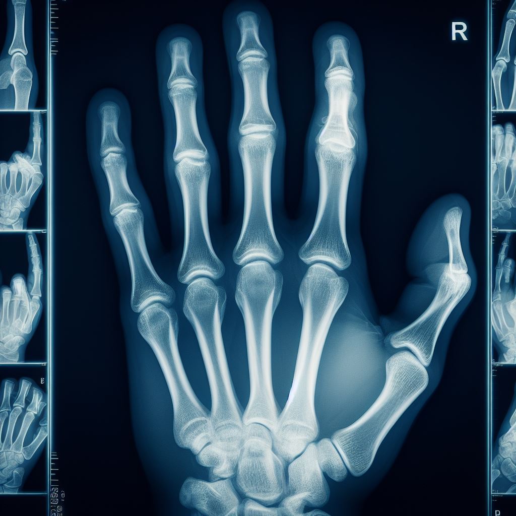 رادیولوژی در منزل انگشت و کف دست